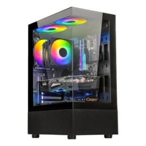 CHIST I7 Gaming Pc (Intel Core i7-3770 Processor/16GB Ram/GT 730 DDR5 4GB Graphic Card/ 512 GB NVMe SSD/ Gaming Cabinet/ WiFi-Bluetooth /windows 10 )