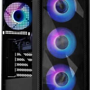 CHIST ROG Super PC Intel XEON 2680 14 CORE 28 Threads DDR4 RAM (Black, Nvidia Ge Force RTX 3050, 1, TB, Windows 10, 32, GB)