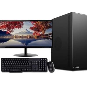 CHIST Intel Core I7 Desktop Complete Computer System Full Setup for Home & Business(Intel Core I7 3770 Processor/ DDR3 8GB Ram/128GB M.2 SSD/500GB HDD/22 Monitor/Keyboard Mouse/Windows 10/ WiFi)