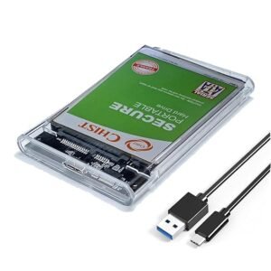 CHIST Secure USB 3.1 Portable External Hard Disk Drive, 500 GB HDD, for PC/Laptop/Mac, 1 Year Warranty, Hi-Speed HDD USB Connector