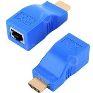 CHIST-HDMI Extender 30m to RJ45 LAN Ethernet Port 4k HDMI Network Transmitter (TX, Input) Receiver (RX, Output) Adapter Dongle Converter Port Over Cat5e Cat6 Cable for HDTV 1080P