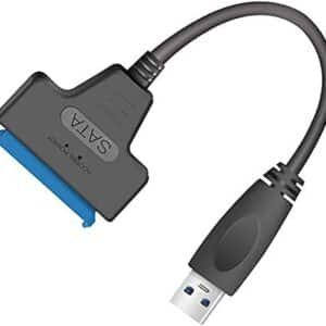 CHIST SATA USB 3.0 Hard Drive Adapter Cable, 2.5-inch External HDD/SSD Connector, OTG Compatible