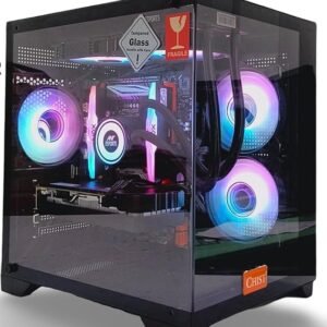 CHIST ROG Super PC intel XEON 2680 14 CORE 28 Threads DDR4 RAM (Black, Liquid Cooler, Ge Force RTX 3050, 1, TB, Windows, 32, GB)