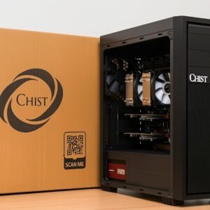 CHIST Dual Intel Xeon Server Workstation PC| XEON 2697 V4 36 Cores | 128GB ECC RAM | 1TB NVMe SSD | 750 80+ PSU | Ideal for IT, CAD, AI & Server ,GTX 1050TI 4GB DDR5