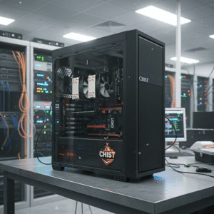 CHIST Dual Intel Xeon Server Workstation PC| XEON 2697 V4 36 Cores | 64GB ECC RAM | 1TB NVMe SSD | 750 80+ PSU | Ideal for IT, CAD, AI & Server, RTX 4060 8GB DDR6.