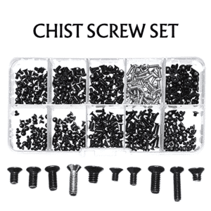 CHIST 500 PCs Alloy Steel Laptop Screws Kit – Universal Repair Screws Set for All Laptop Brands