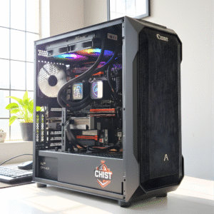 CHIST Server D44 PRO ( Intel Xeon-E5 2699 V4 Dual Processor 44 Cores 88Threats 110MB Smart Cache /64GB DDR4 RAM/1TB NVMe Gen /850 80+Gold PSU/Wi-Fi Bluetooth, Quadro M2000 4GB DDR5