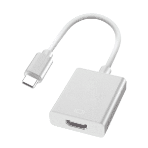 CHIST Type C to HDMI Converter, HDMI 4K, 15cm Cable, Compatible with MacBook | Windows Laptop, Elegant Matte Aluminium Design