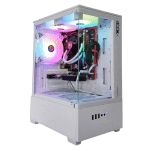 CHIST Desktop Computer, Core i5-3470 3.20 GHz, 16GB RAM, 256GB SSD, Windows 10 Pro, MS Office, WiFi Bluetooth, White